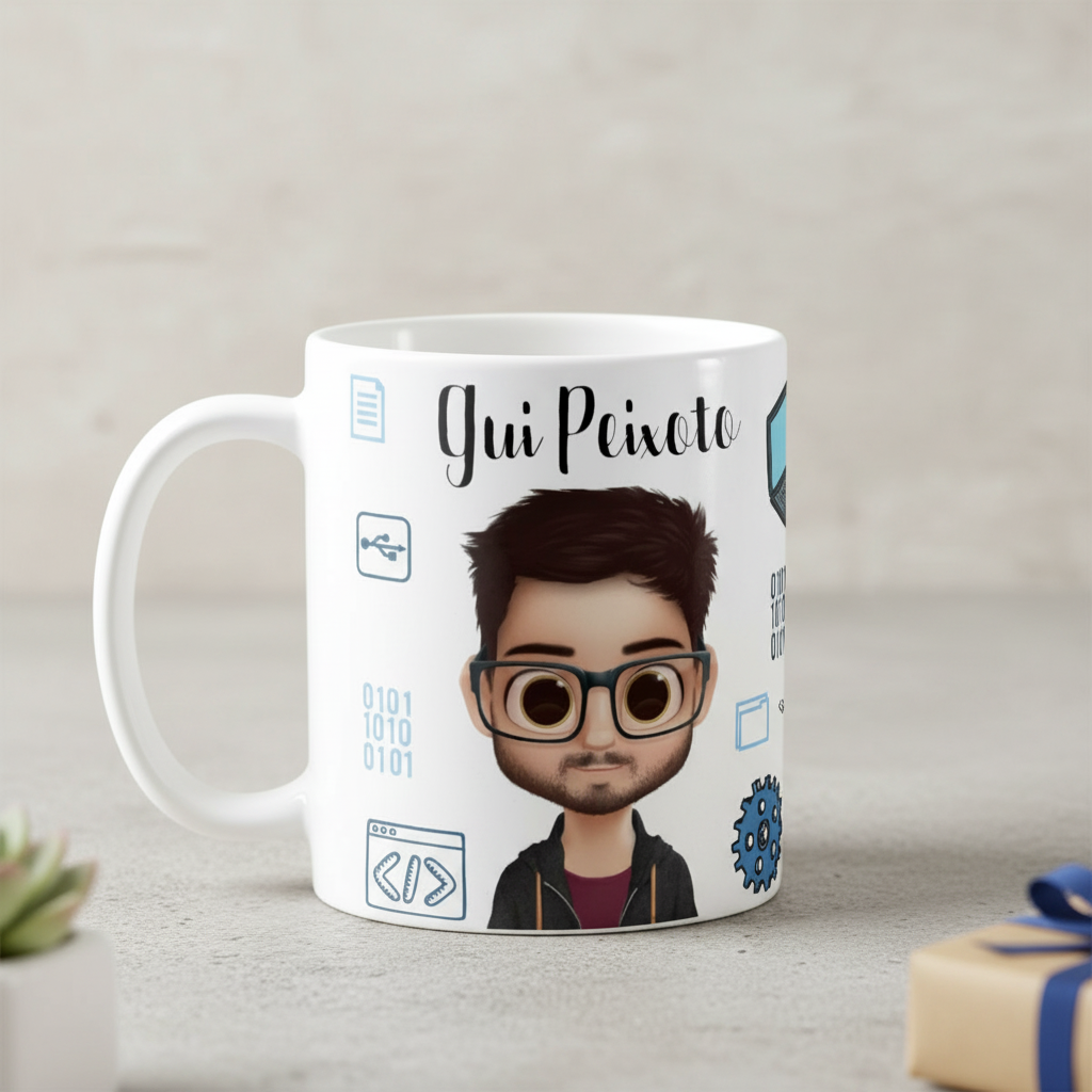 Caneca Personalizada Tecnologia Presente Criativo Equipe Ti