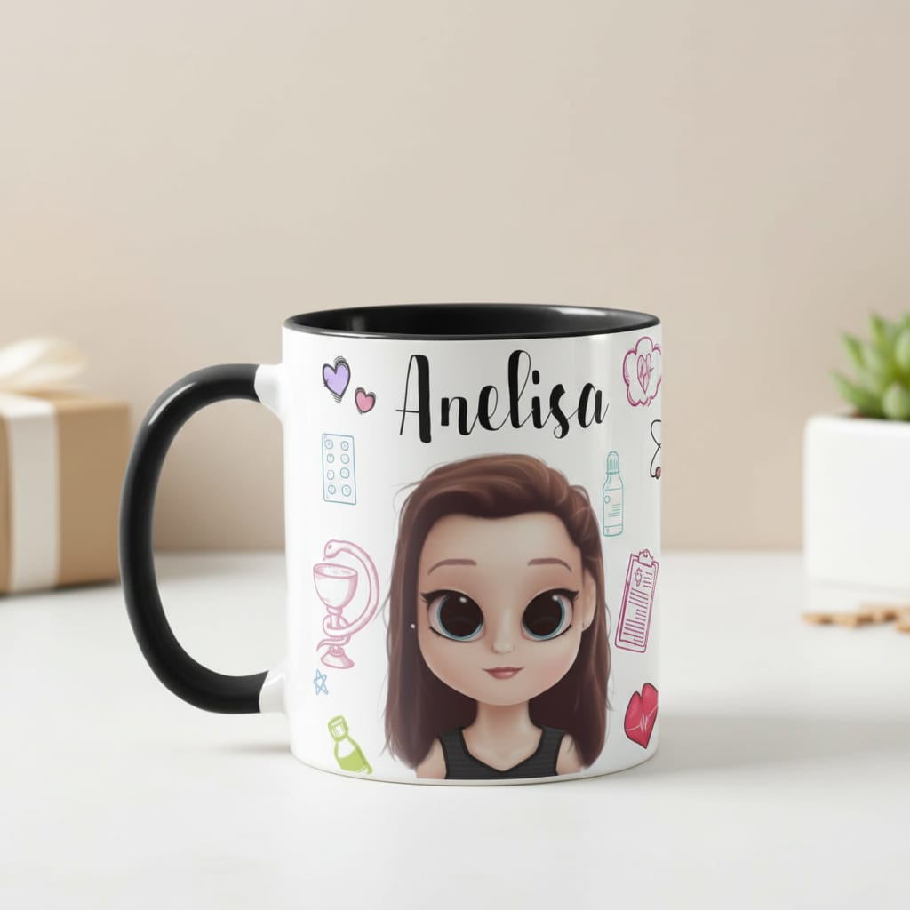 Caneca Profissão Farmácia Presente Criativo Farmacêutica