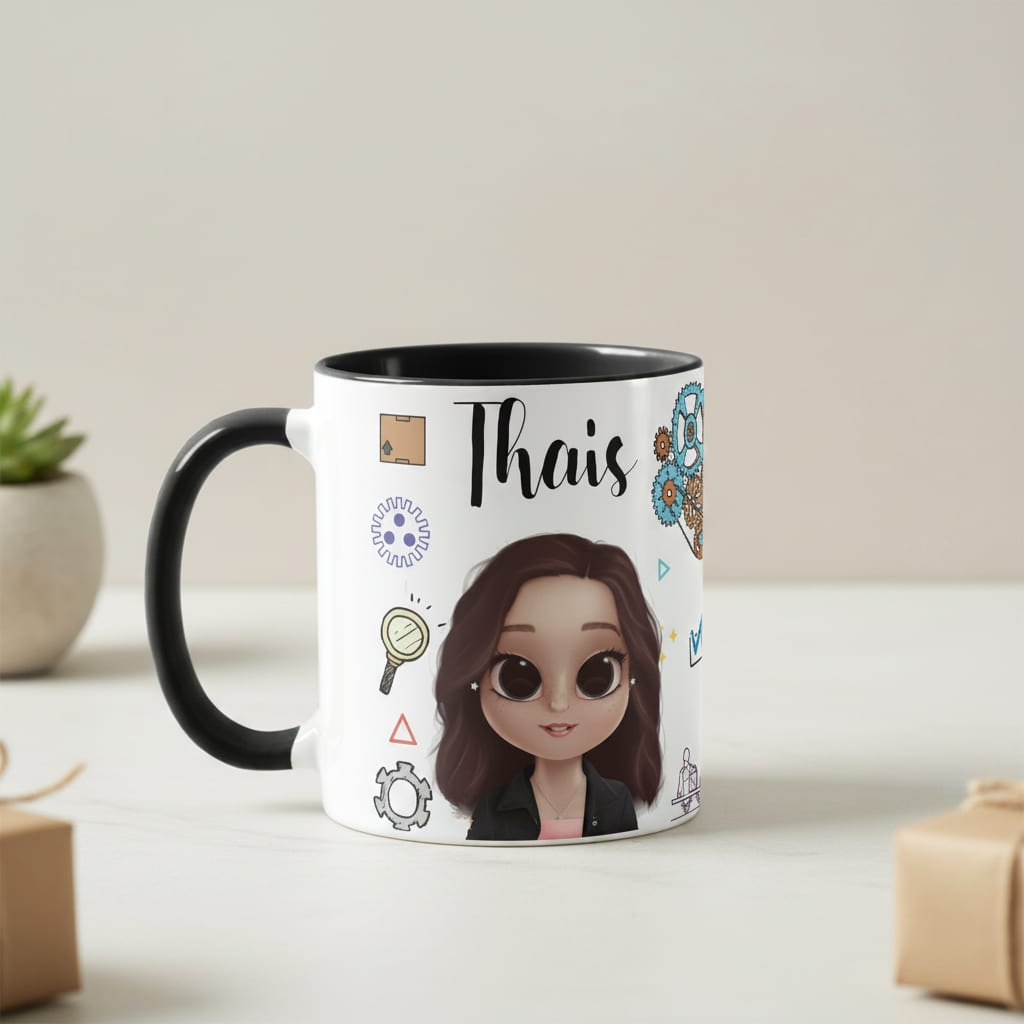 Caneca Presente Personalizado para Engenheiro de Produção