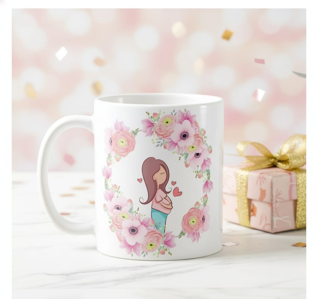 Caneca Personalizada Gestante Presente Amiga Grávida