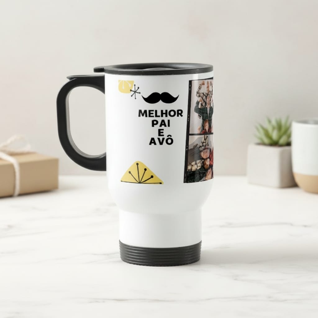 Copo Térmico Presente Especial para Melhor Pai e Avô