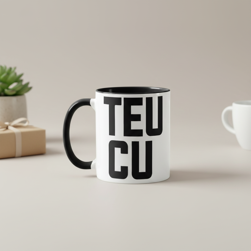 Caneca Presente Divertido Personalizado com Frase Teu Cu - Outros (Teu Cu)