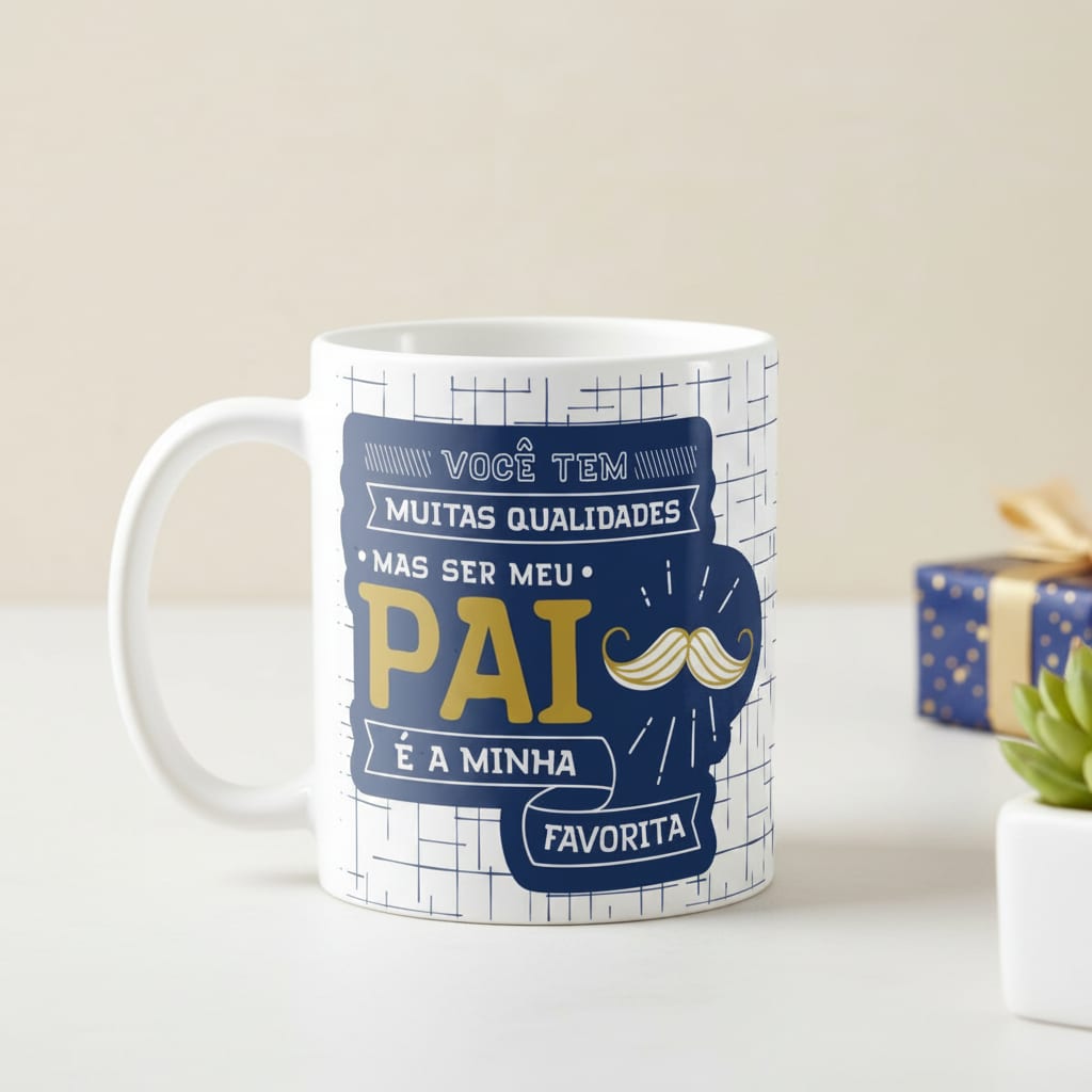 Caneca Personalizada de Presente Especial para Pai Engraçado - Família (Pai)