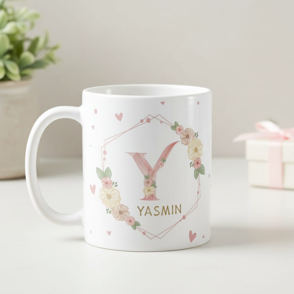 Caneca Com Foto Nome Presente Personalizado Feminino Mulher