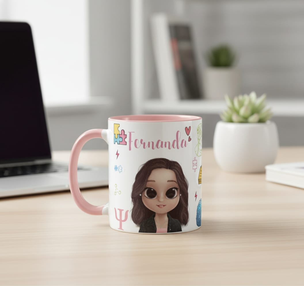 Caneca Personalizada Presente Psicóloga Psicologia