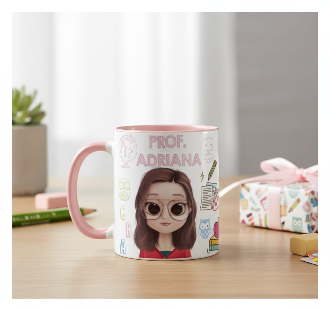 Caneca Personalizada Presente Pedagogia Professora Infantil