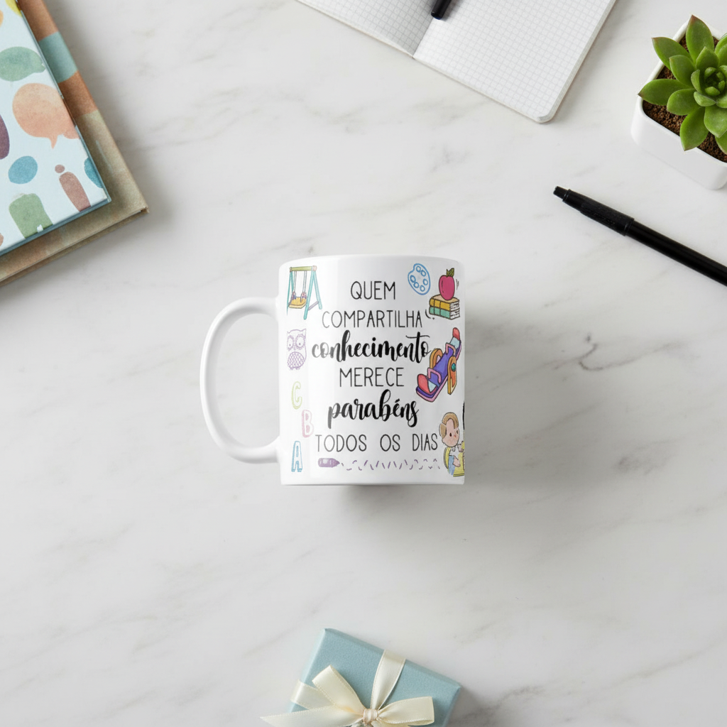 Caneca Presente Dia Dos Professores Professora Pré Escola