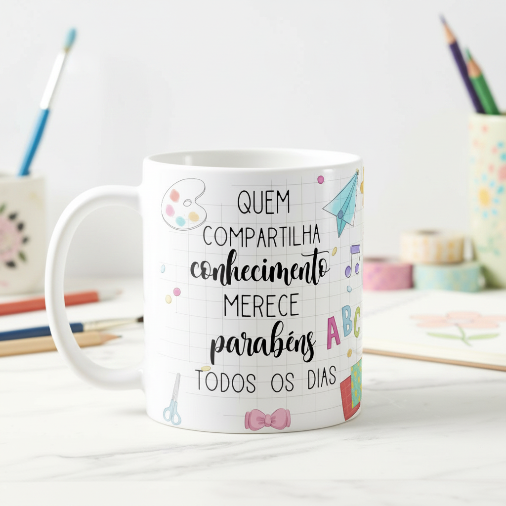 Caneca Presente Dia dos Professores Educação Artística Artes - Dia dos Professores (Educação Artisticas)