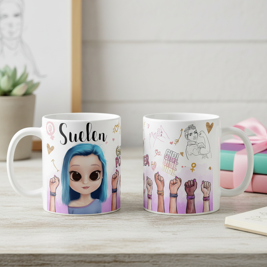 Caneca Personalizada Feminina Presente Mulher Empoderamento - Outros (Mulher)