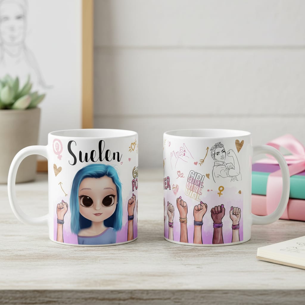 Caneca Personalizada Feminina Presente Mulher Empoderamento - Outros (Mulher)