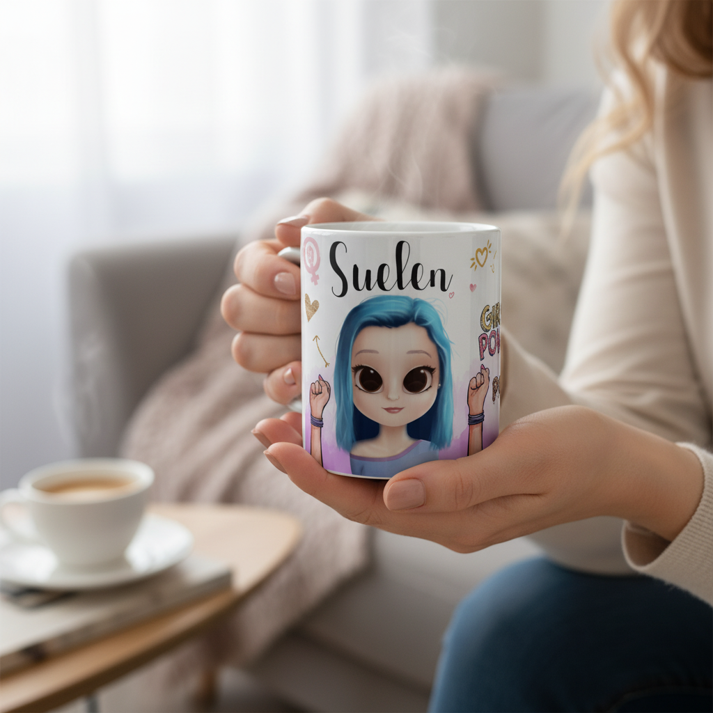 Caneca Personalizada Feminina Presente Mulher Empoderamento