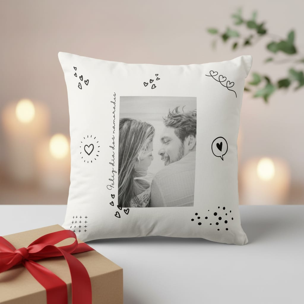 Almofada Decorativa Especial Ternura de Dia dos Namorados - Outros (Casal)