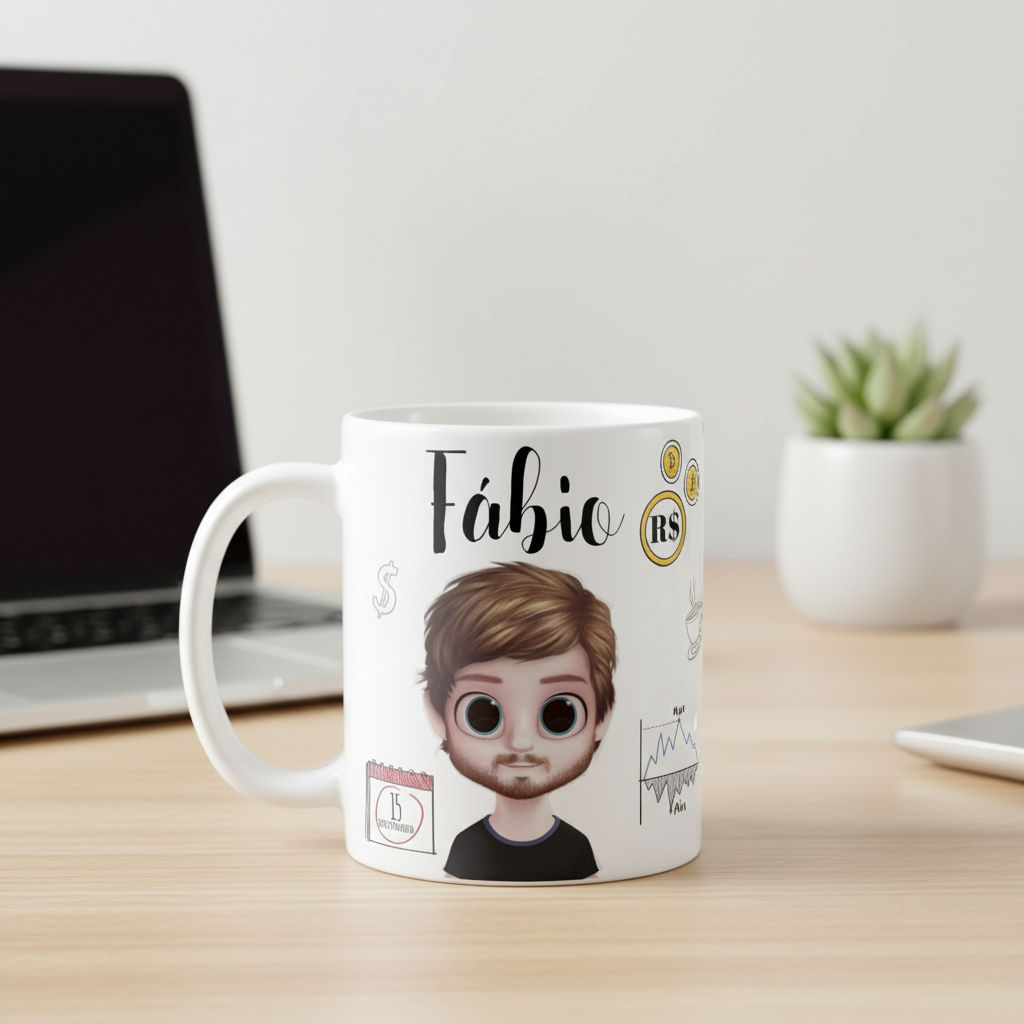 Caneca Profissão Contabilidade Presente Criativo Contador - Profissões (Contador(a))