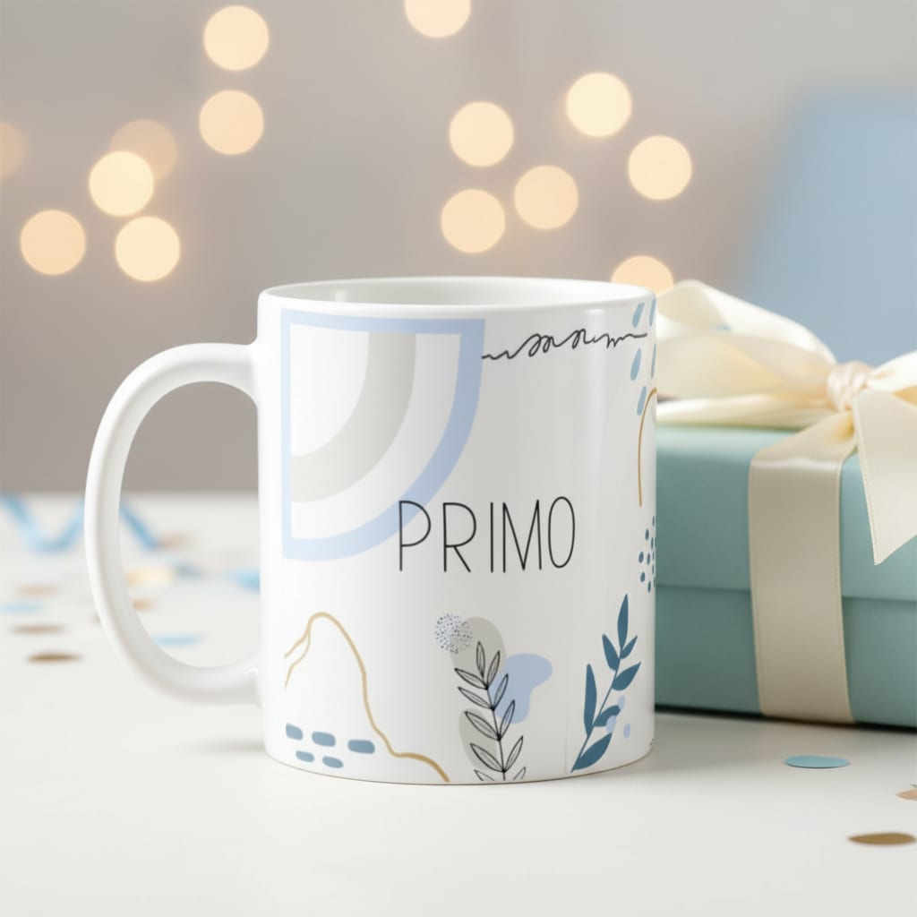 Caneca Masculina Minimalista Presente Familia Primo
