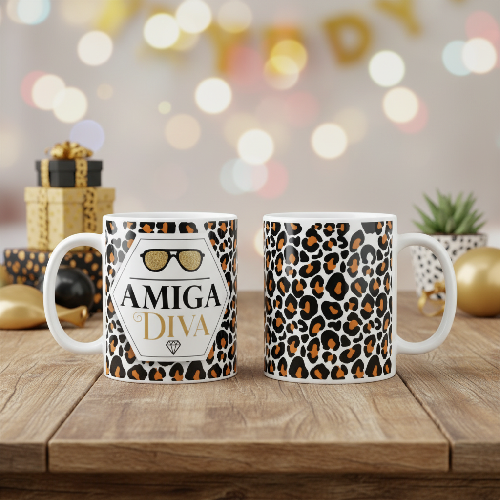 Caneca Presente para Amiga Secreta Aniversário Natal Diva - Outros (Aniversário)