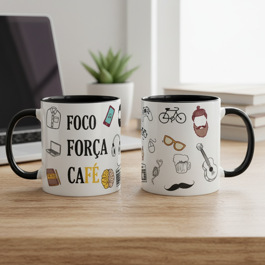 Caneca Presente Masculino para Amigo Secreto com Frase