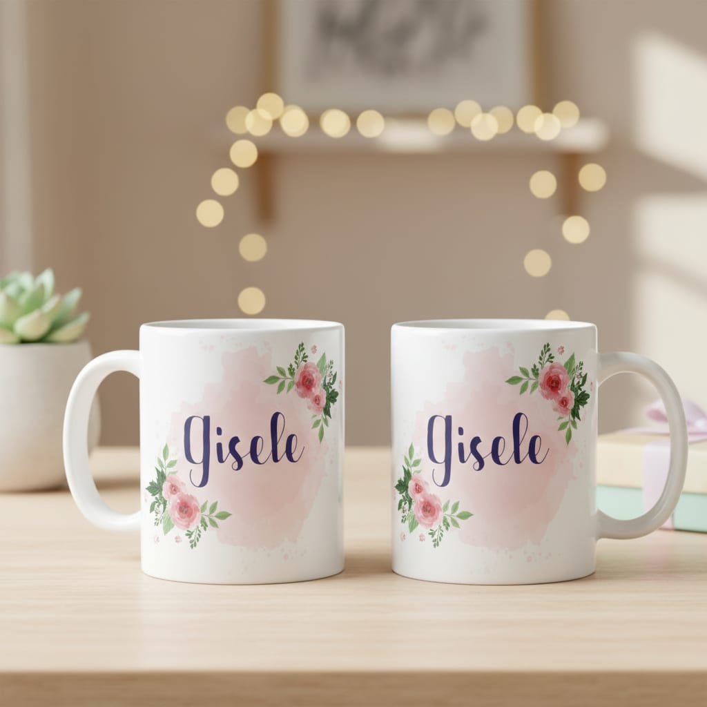 Caneca Feminina Personalizada com Nome Presente Amiga