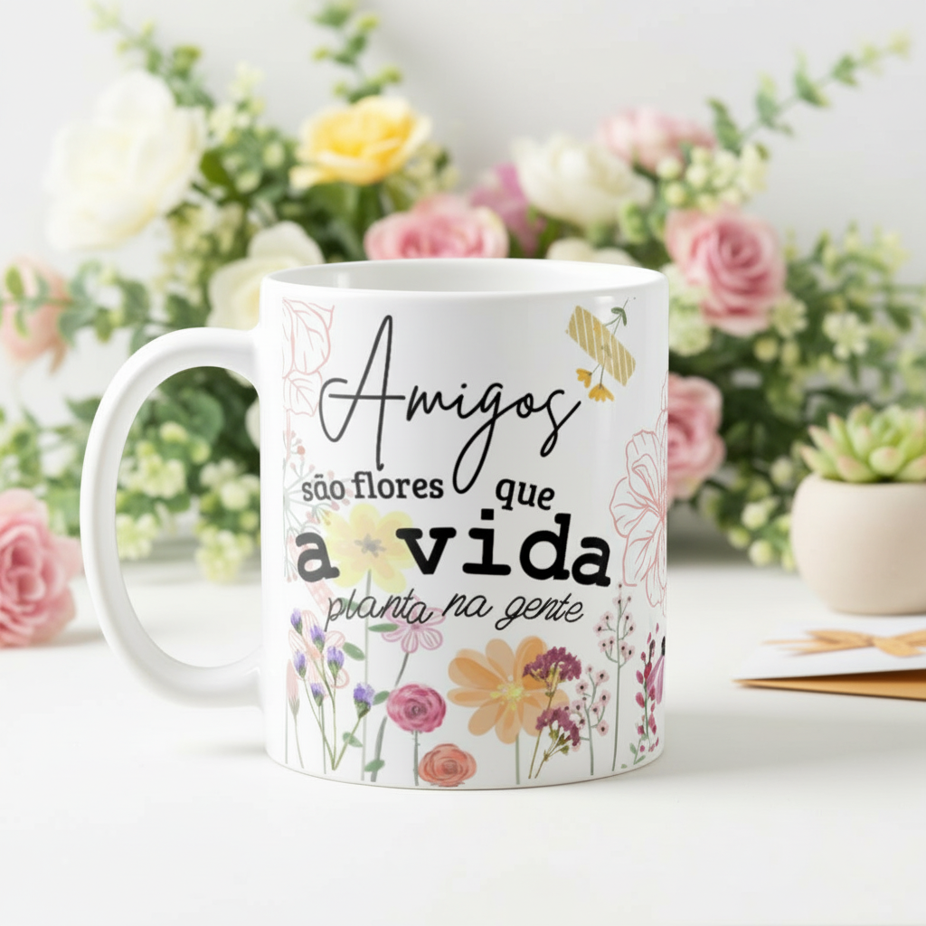 Caneca Presente Criativo Especial para Dia do Amigo