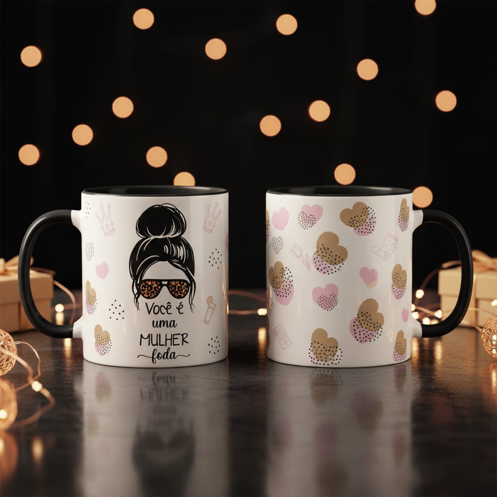 Caneca Personalizada Feminina Presente Amiga Frase Mulher