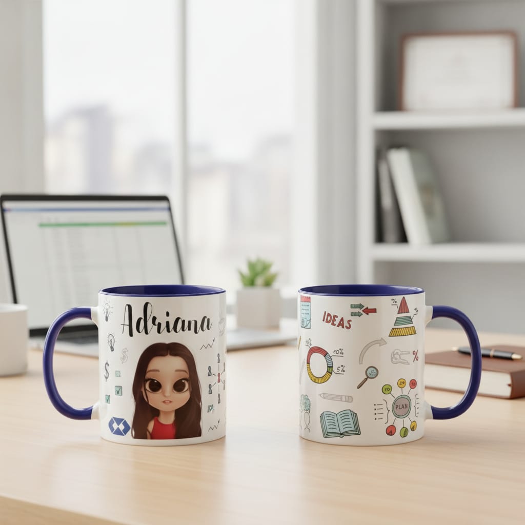 Caneca Administração Presente Criativo Administrador Avatar - Profissões (Administrador(a))
