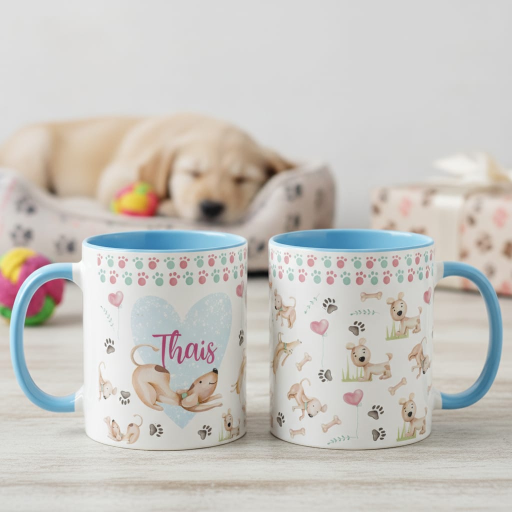 Caneca Cachorro Presente Criativo Apaixonados Por Doguinhos - Pet (Dog)