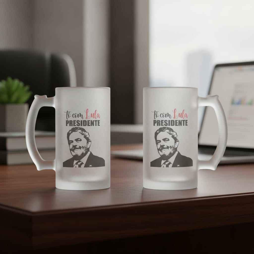 Caneca Chopp Cerveja Lula Personalizada 475ml - Outros (Corporativo)