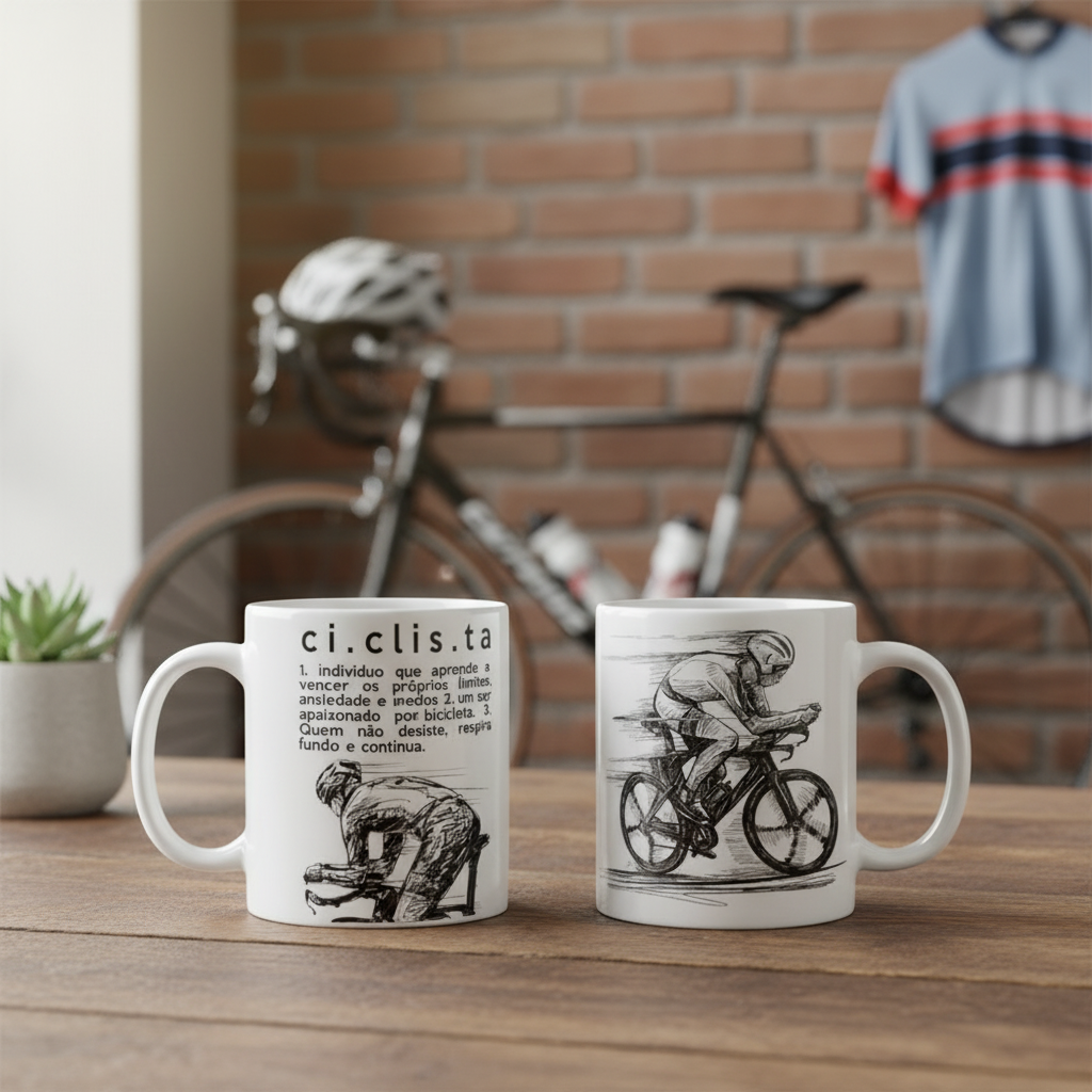 Caneca Ciclista Presente Criativo Significado Hobbies Bike Pronta Entrega - Hobbies (Ciclista)