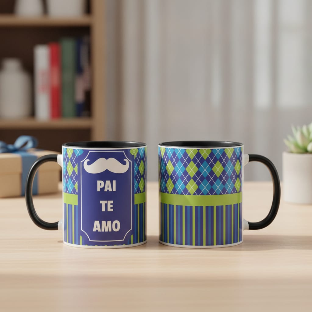 Caneca de Presente Especial "pai Te Amo; para o Dia dos Pais - Família (Pai)