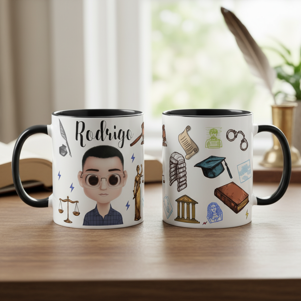 Caneca Direito Presente Criativo Advogado Brinde Advocacia