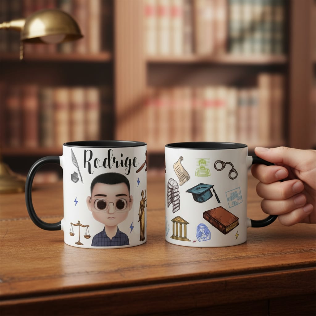 Caneca Direito Presente Criativo Advogado Brinde Advocacia