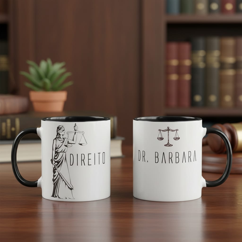 Caneca Direito Profissão Advogado Presente Advocacia