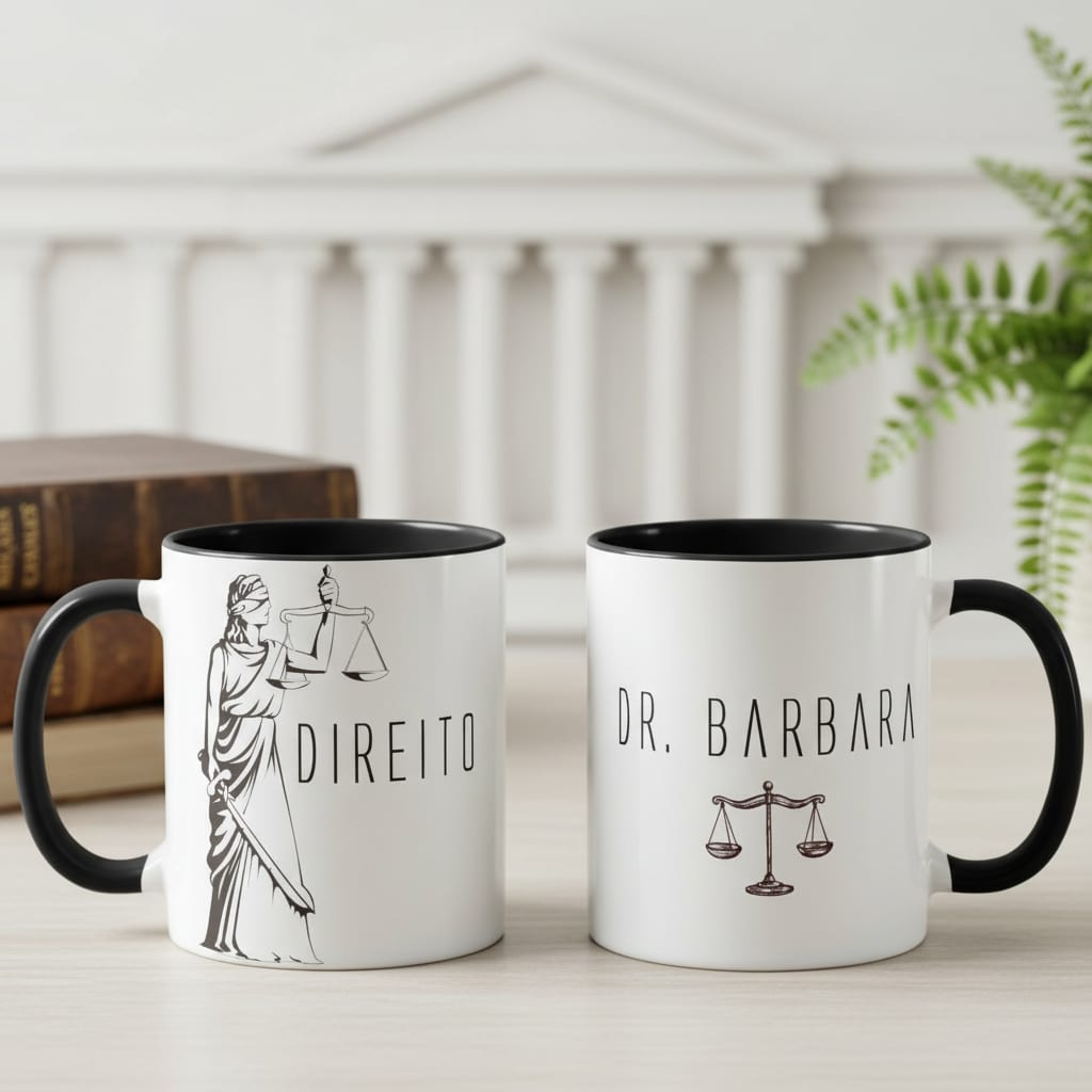 Caneca Direito Profissão Advogado Presente Advocacia - Profissões (Advogado(a))