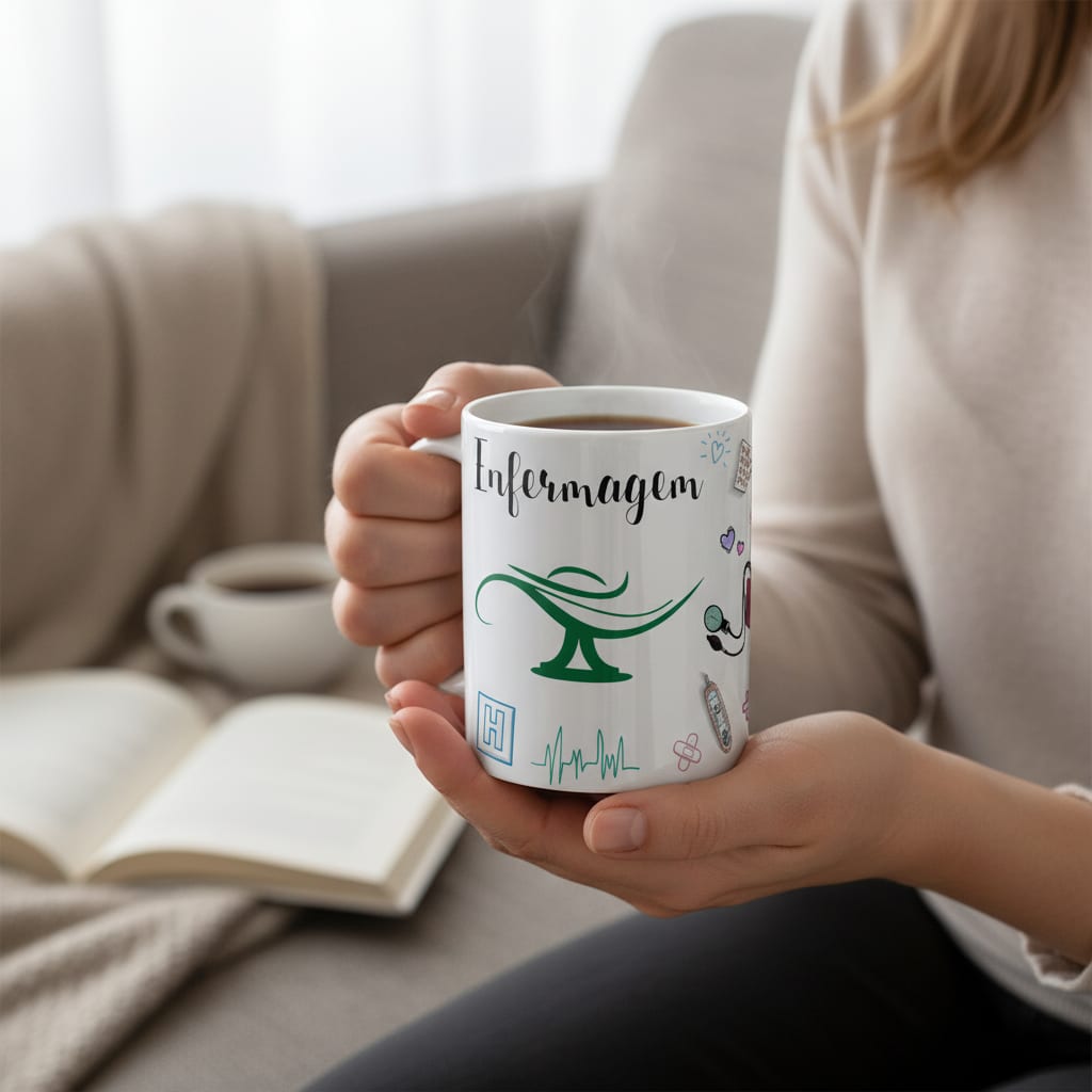 Caneca Enfermagem Presente Criativo Hospital Enfermeiros