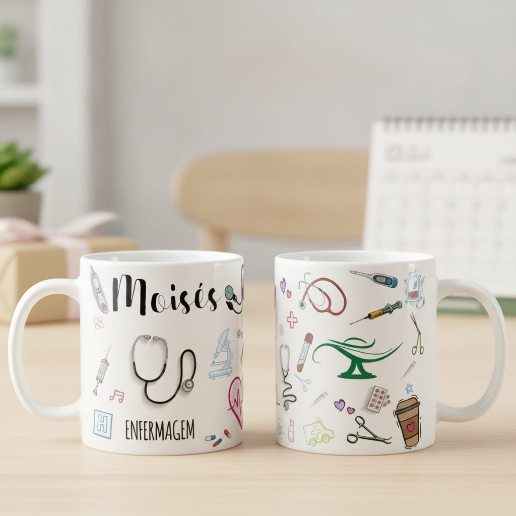 Caneca Enfermagem Profissão Presente Enfermeira Especial - Profissões (Enfermeiro(a))