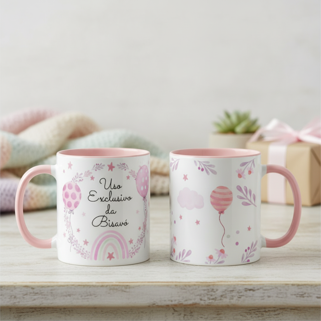 Caneca Feminina Delicada Presente Especial para Bisavó - Família (Bisavó)