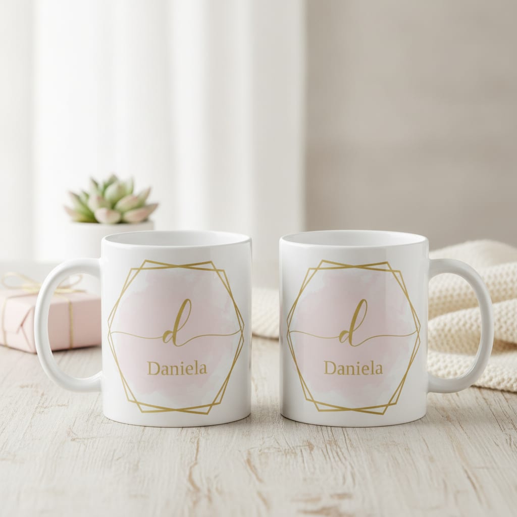 Caneca Feminina Delicada Presente Personalizado com Nome - Outros (Nome delicado)