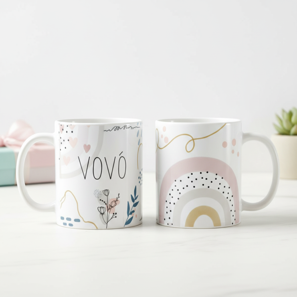Caneca Feminina Minimalista Presente Especial para Vovó