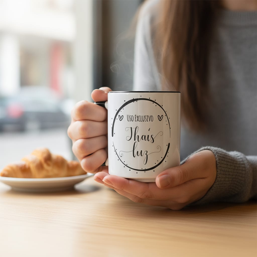 Caneca Feminina Presente Mulher Uso Exclusivo com Nome - Outros (Mulher)
