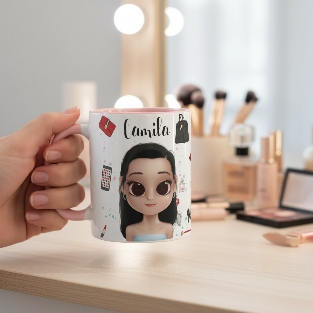 Caneca Femininar Presente Criativo Mulher Estilosa Moda