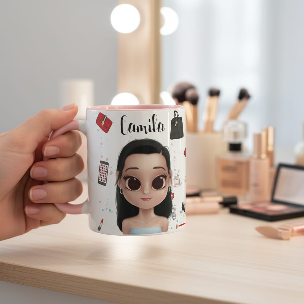 Caneca Femininar Presente Criativo Mulher Estilosa Moda