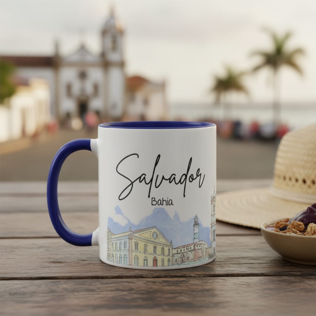 Caneca Lembrança Bahia Cidade Salvador - Outros (Salvador)