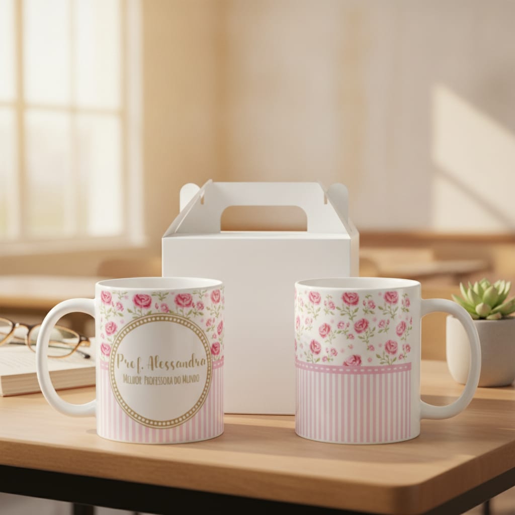 Caneca Lembrança Melhor Professora - Dia dos Professores - Dia dos Professores (Professor(a))