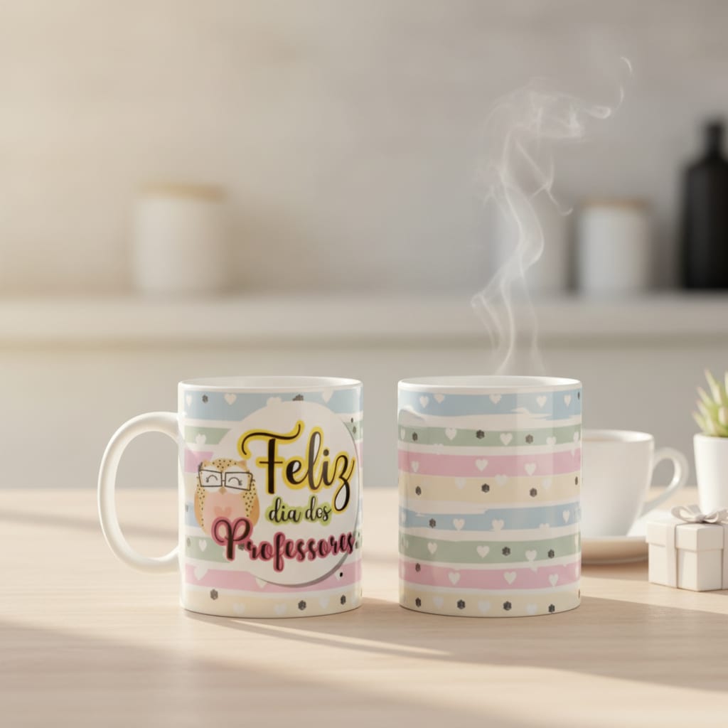 Caneca Mágica Feliz Dia Dos Professores Presente Divertido