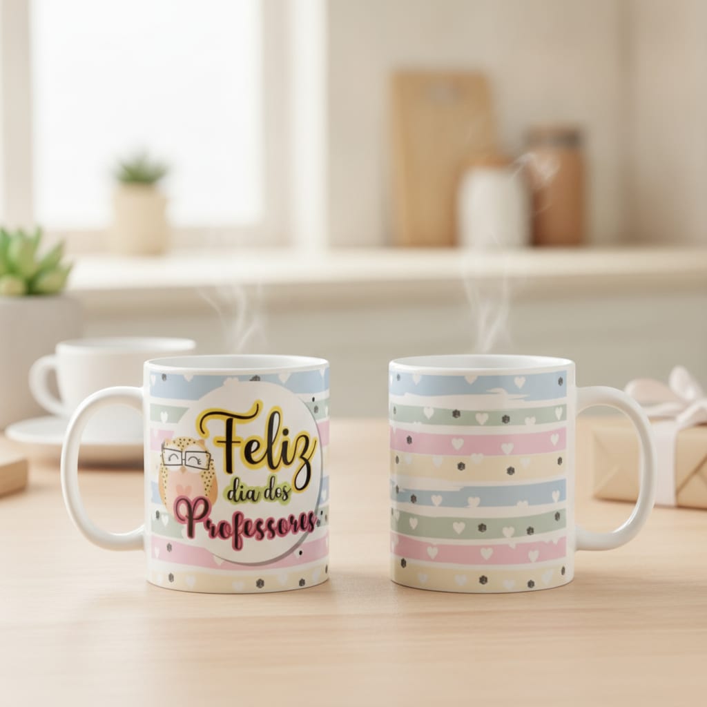 Caneca Mágica Feliz Dia Dos Professores Presente Divertido - Dia dos Professores (Professor(a))