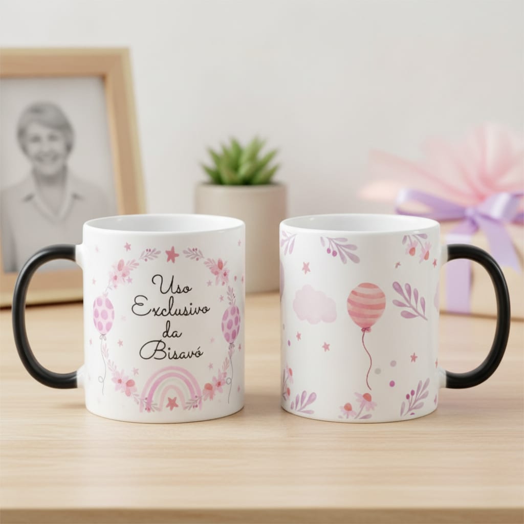 Caneca Mágica Feminina Uso Exclusivo da Bisavó Bisa - Família (Avó/Bisavó)