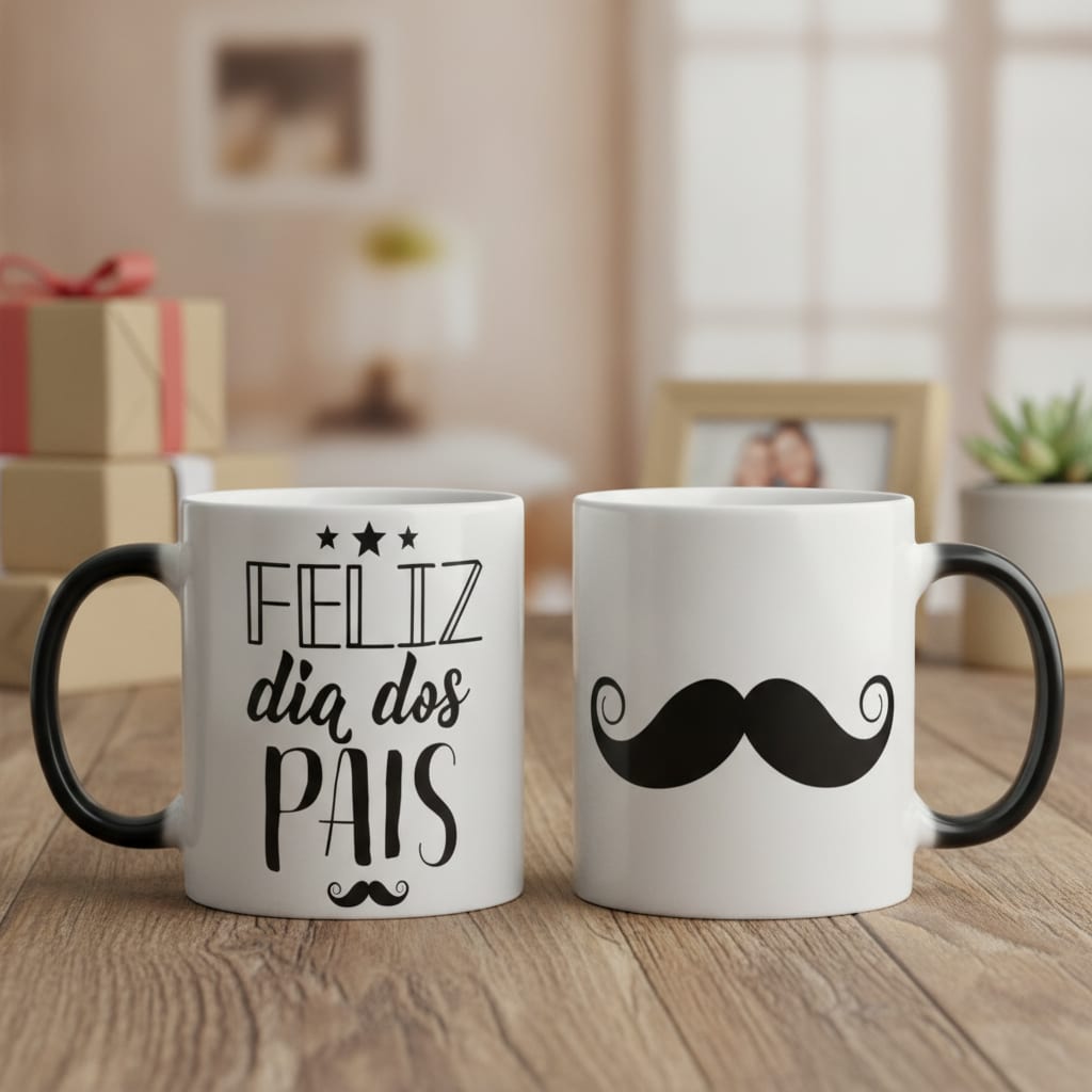 Caneca Mágica Presente Criativo Especial o Dia dos Pais - Família (Pai)