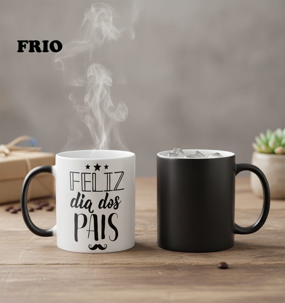 Caneca Mágica Presente Criativo Especial o Dia dos Pais