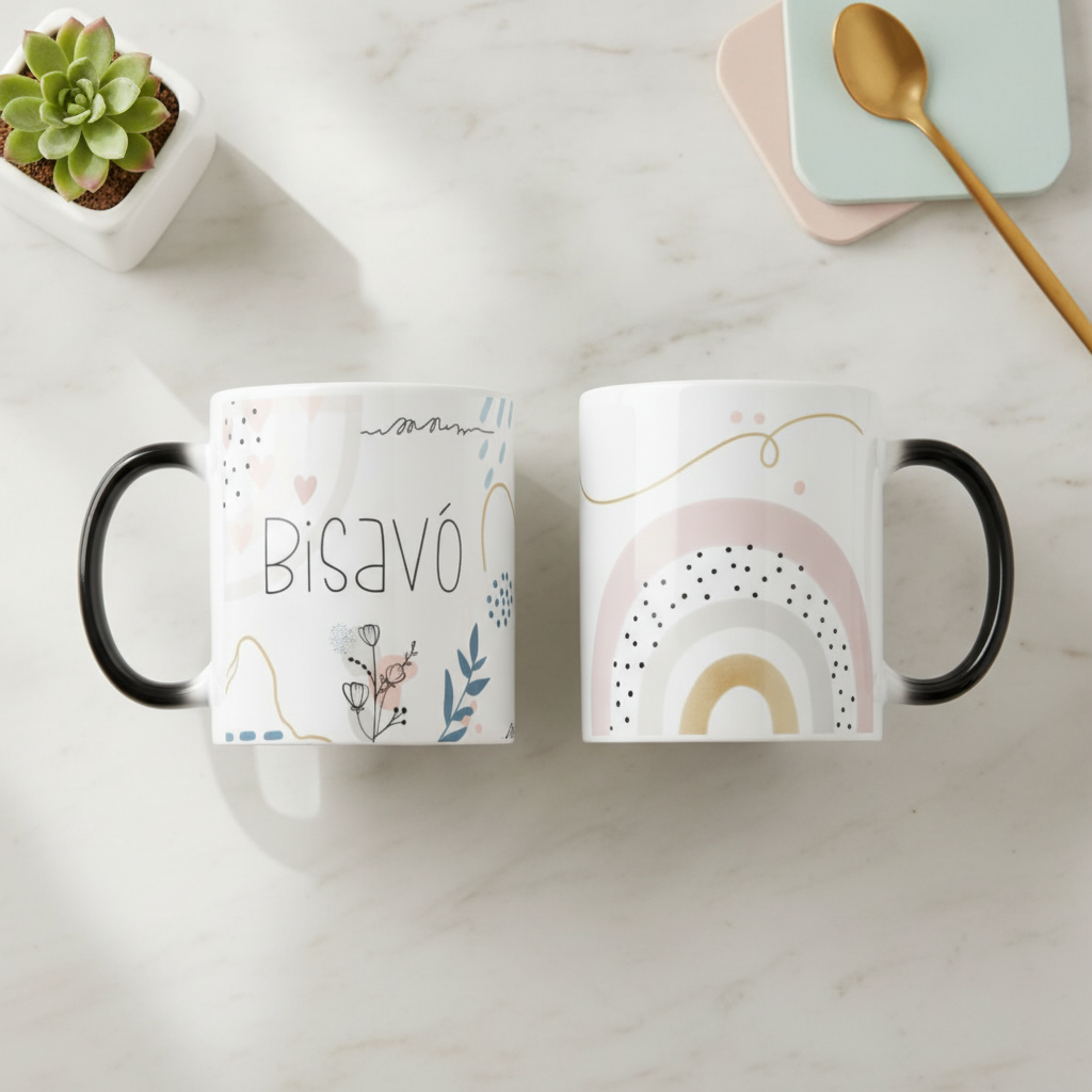 Caneca Mágica Presente Criativo Especial para Bisavó - Família (Bisa/Bisavó)
