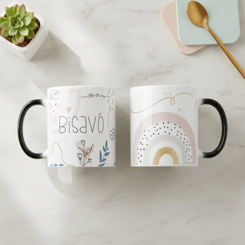 Caneca Mágica Presente Criativo Especial para Bisavó - Família (Bisavó)