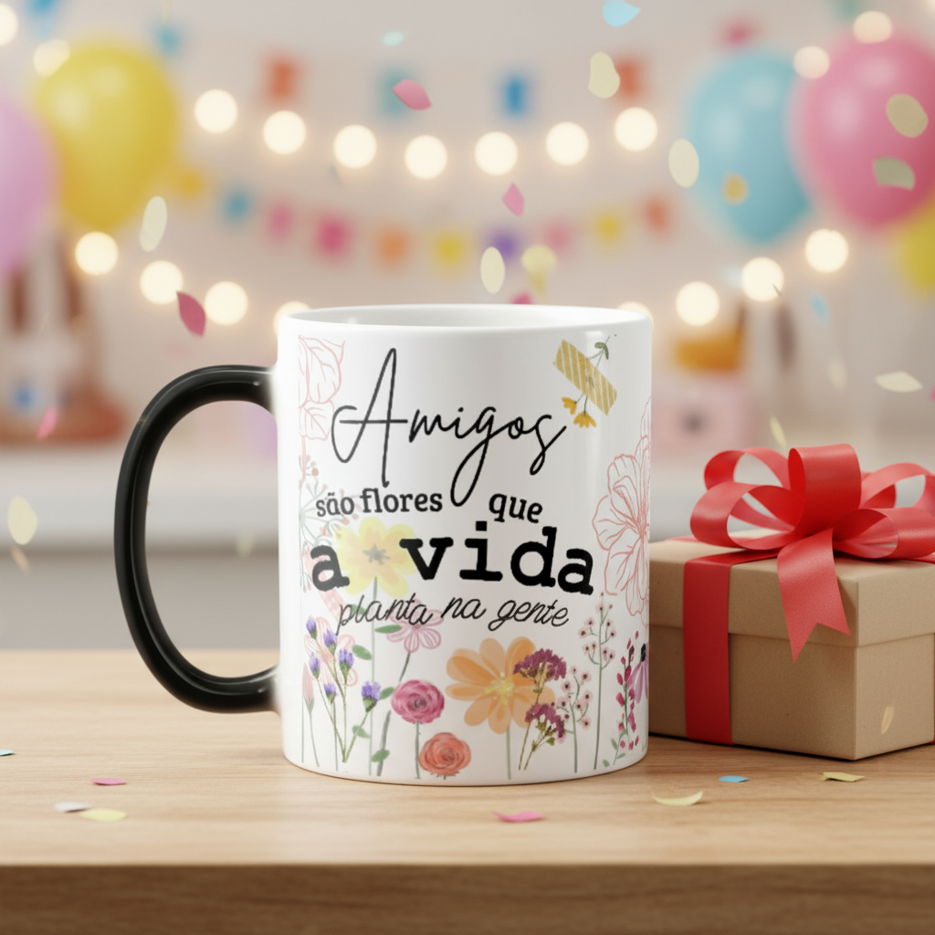 Caneca Mágica Presente Criativo Especial para Melhor Amiga